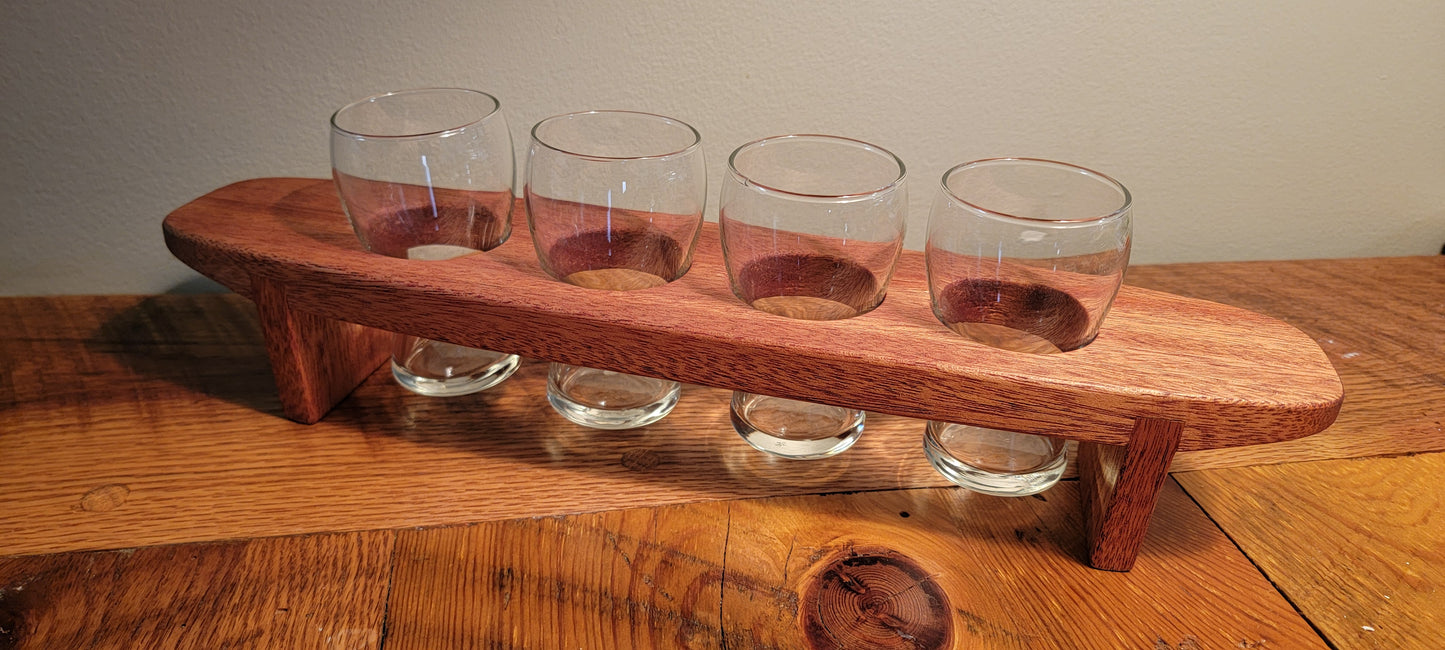 Hardwood Flight Tray