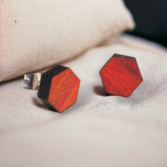 Redheart Hexagon Studs