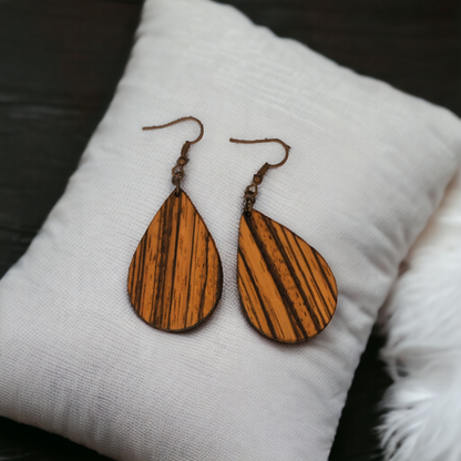 Zebrawood Teardrop